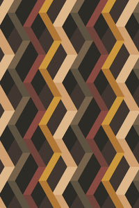 Me and Mine Wallpaper - Golden Woods - Sample