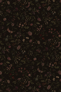 Primavera Wallpaper - Midnight - Sample