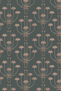 Candelabra Wallpaper - Smokey Weather - Sample