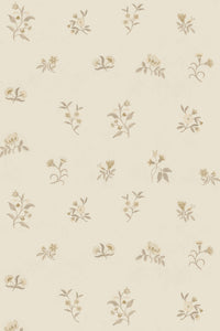 Lovers Bloom Wallpaper - Marshmellow - Sample