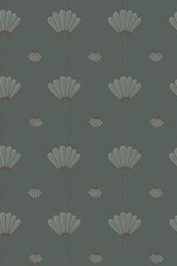 Nautical Treasures Wallpaper - Almost Aqua - Sample