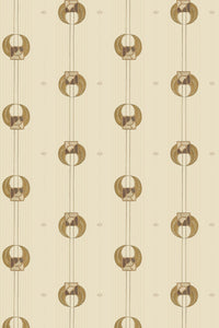 Needle and Thread Wallpaper - Mocha Mousse - Sample