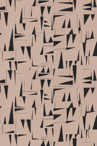 Disposition Wallpaper - Pale Mauve - Sample