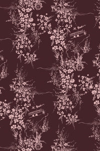 Isadore Wallpaper - Vintage Pinotage - Sample