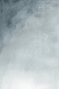 Watercolour Wallpaper - Grey - Sample