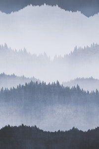 Landscape 1 Wallpaper - Blue - Sample