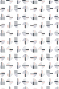 Tribe 3 Wallpaper - Blue Apricot - Sample