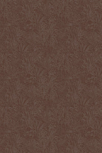 Jungle Wallpaper - Brown - Sample